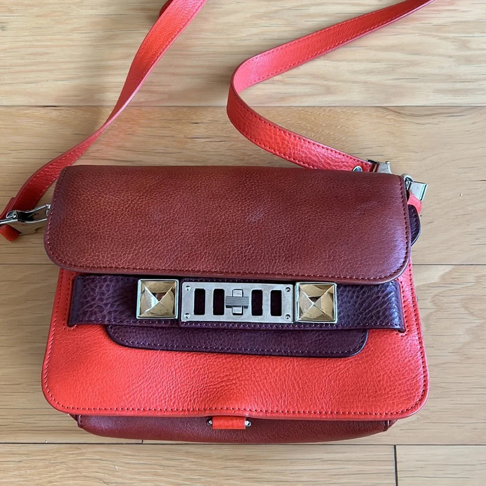 Proenza Schouler ps11 color block bag